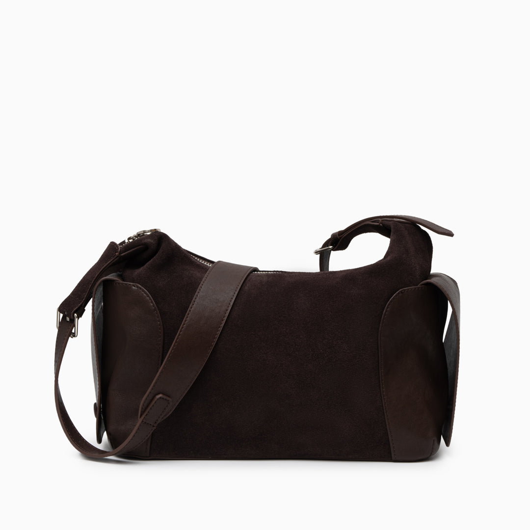 Serena Suede Shoulder Bag
