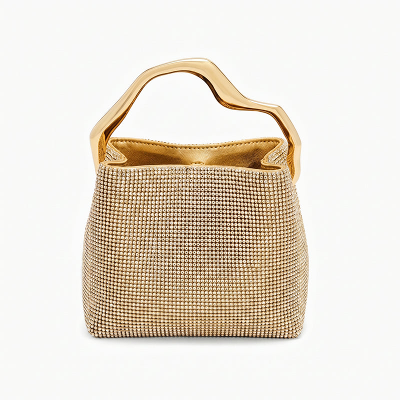 Celeste Crystal Bucket Bag