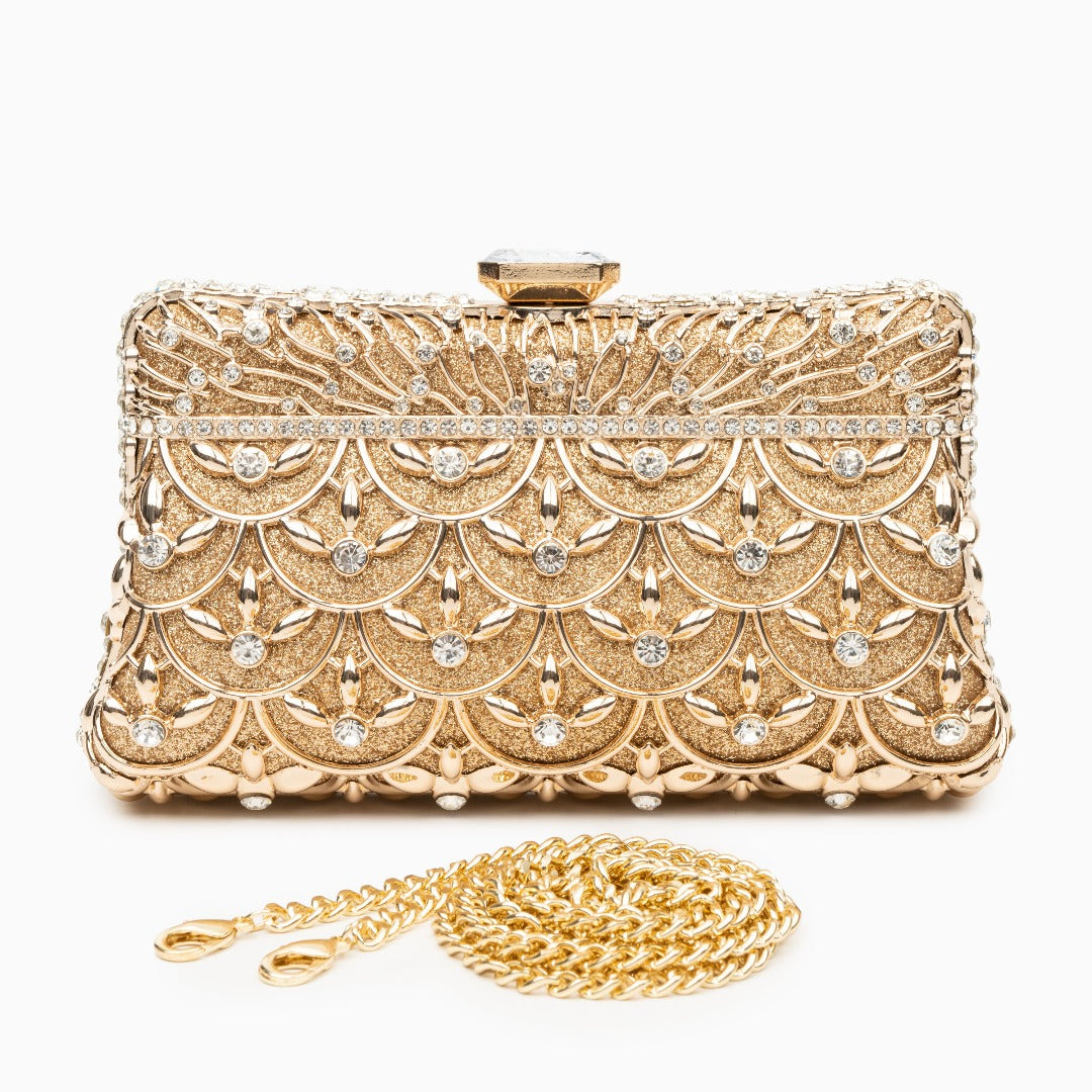 Angelina Strass Clutch Bag