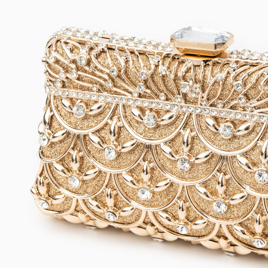 Angelina Strass Clutch Bag