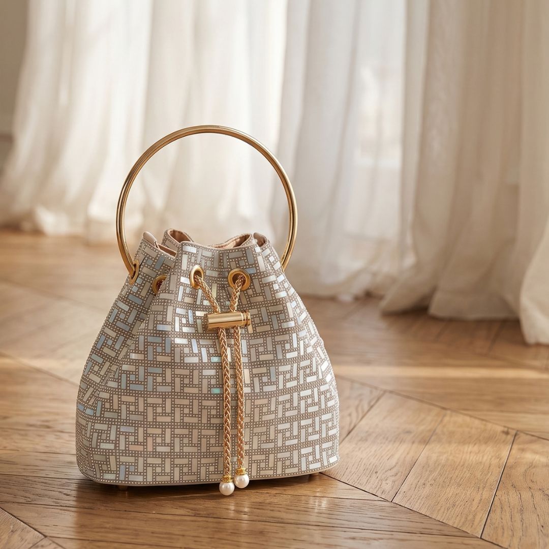 Lyra Mosaik-Handtasche