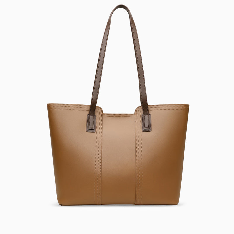 Sac fourre-tout en cuir véritable Christina