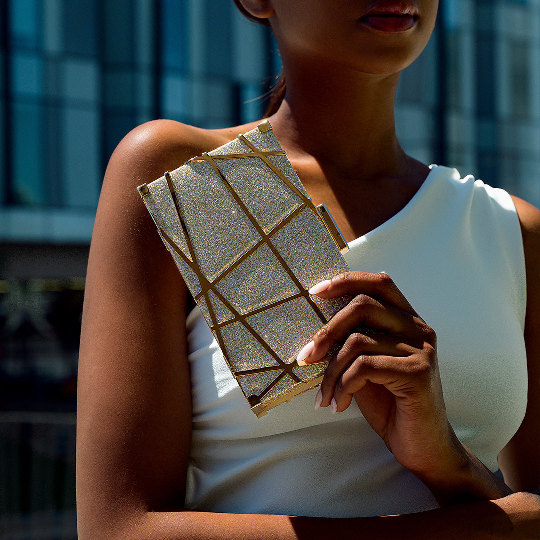 Geometric Clutch Bag