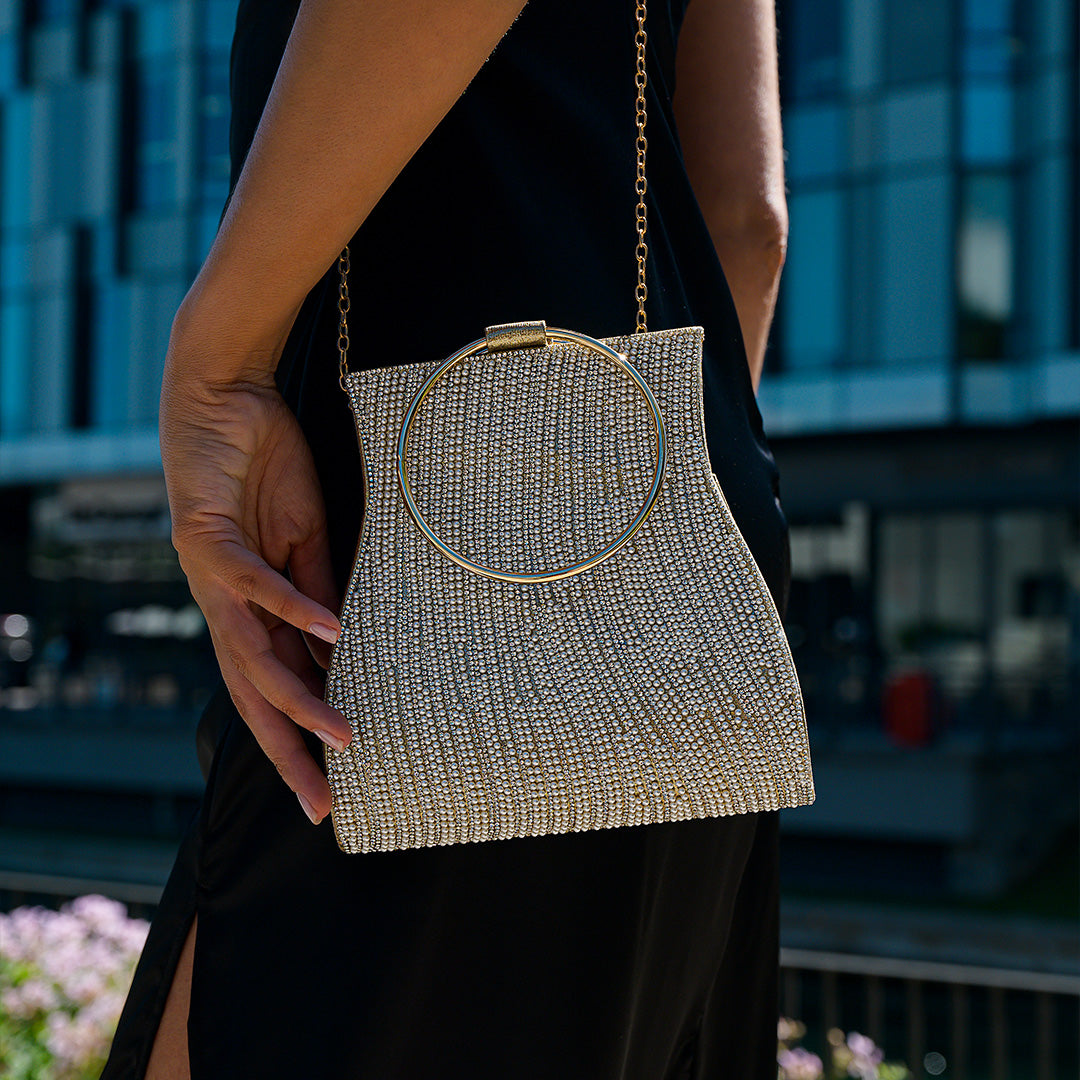 Meghan Borsa con strass