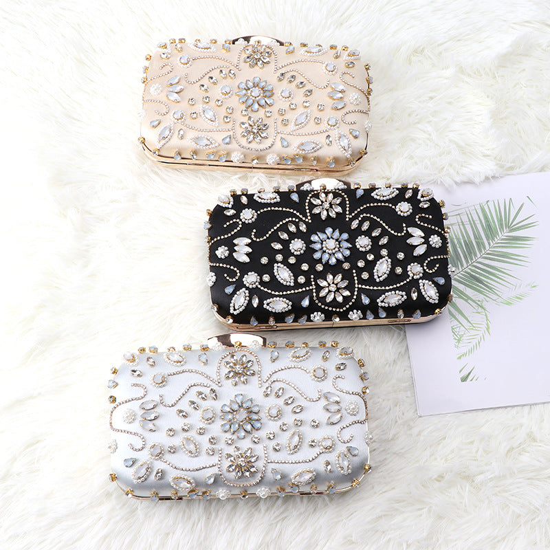 Braelyn Bead Embroidered Clutch Bag