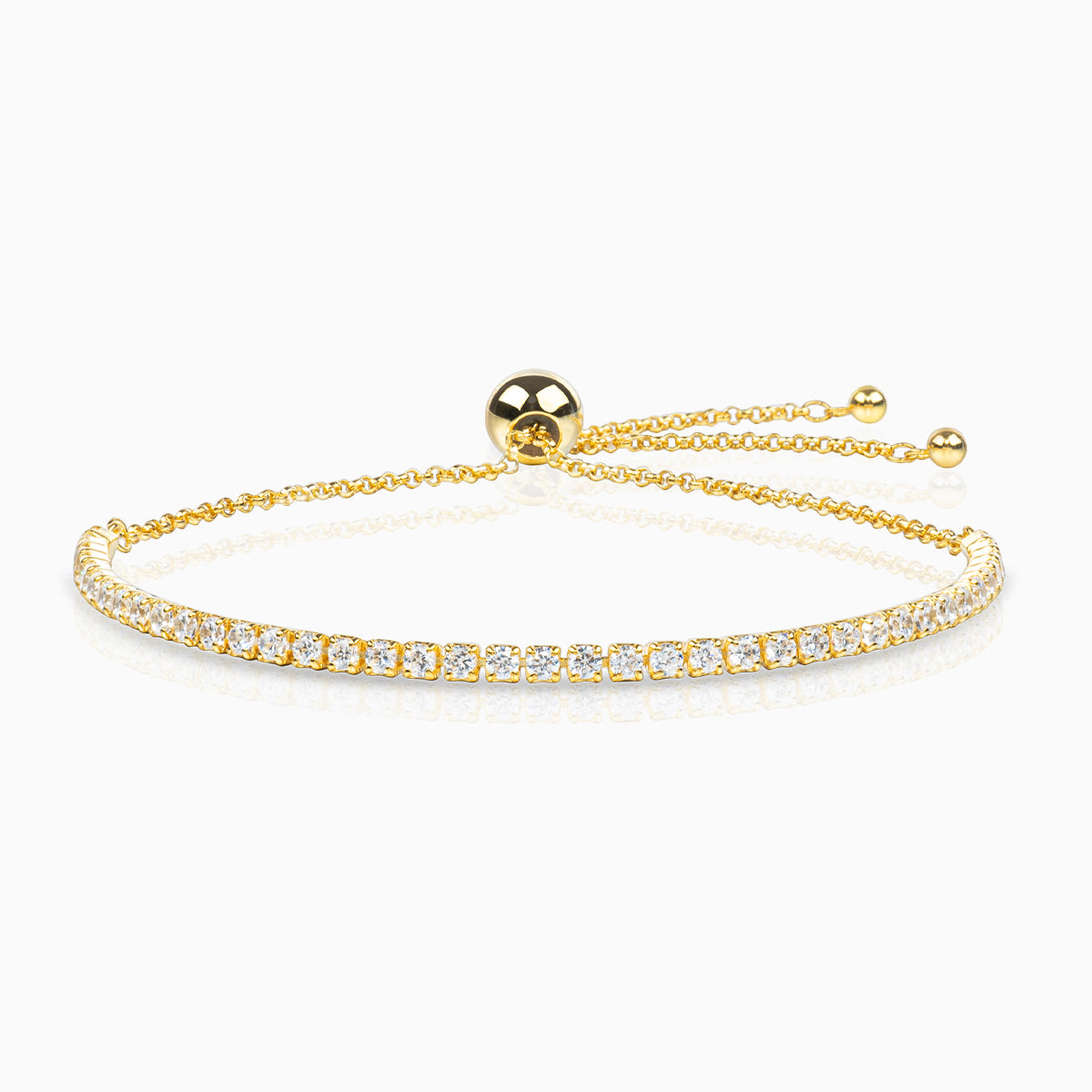 Deslumbrante pulsera de tenis