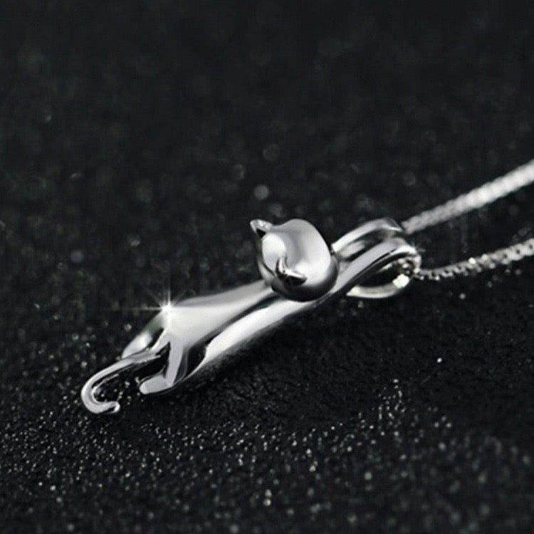 Schattige Kitten Hanger Ketting