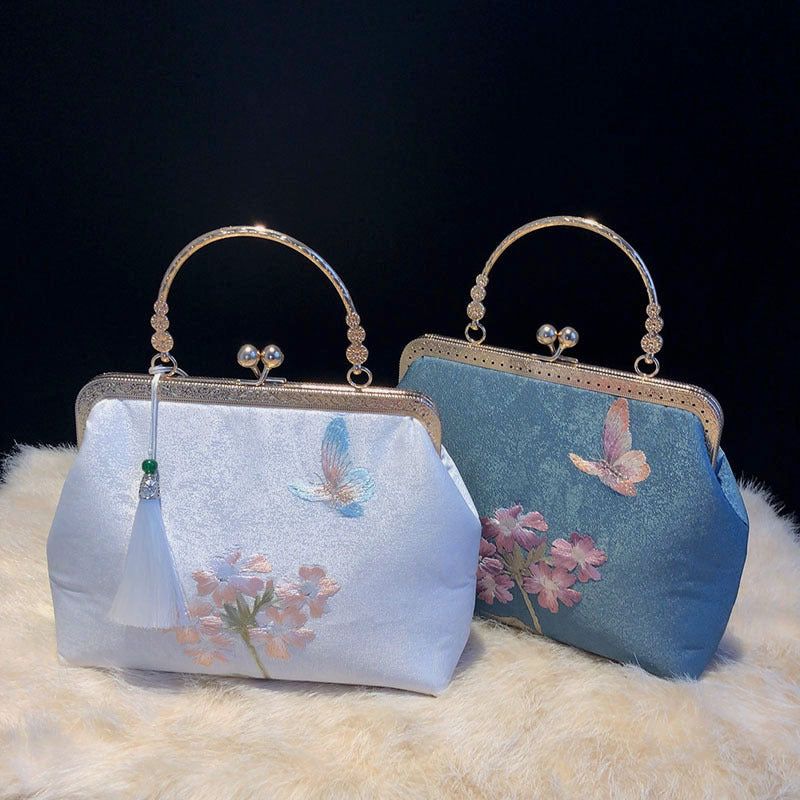 Lorene Retro Geborduurde Handtas