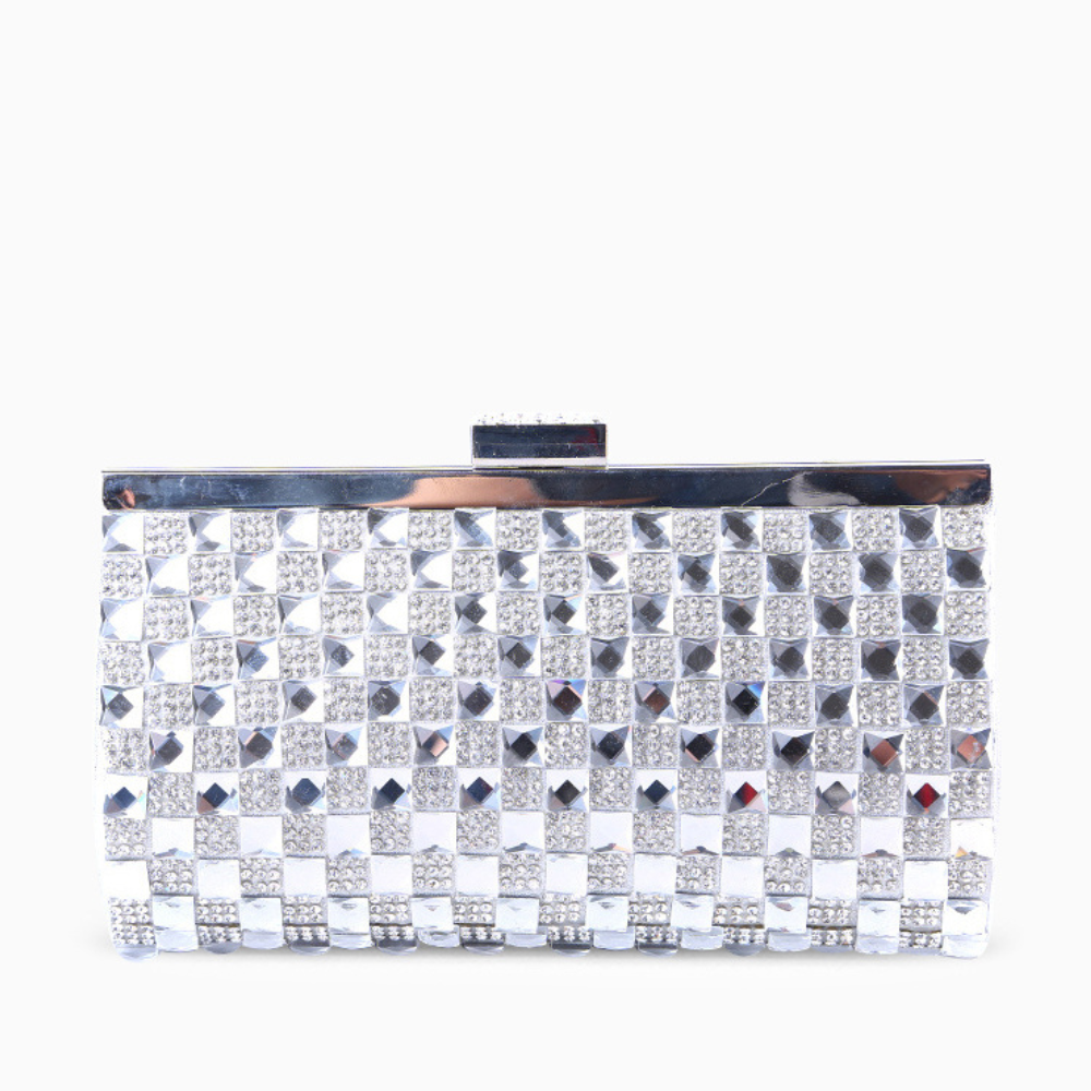 Sandy Crystals Dinner Clutch Tasche