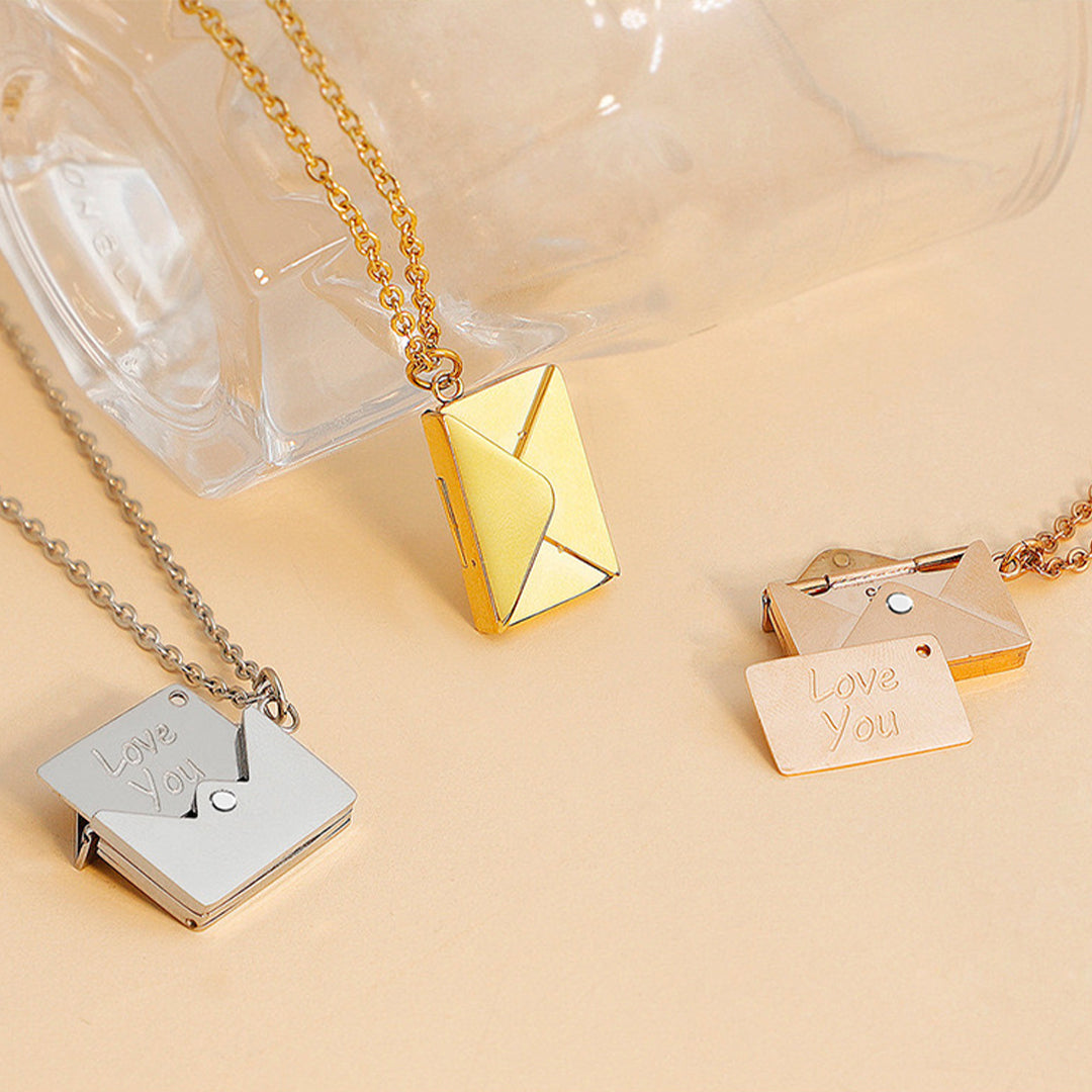 Gepersonaliseerde envelopcassette ketting