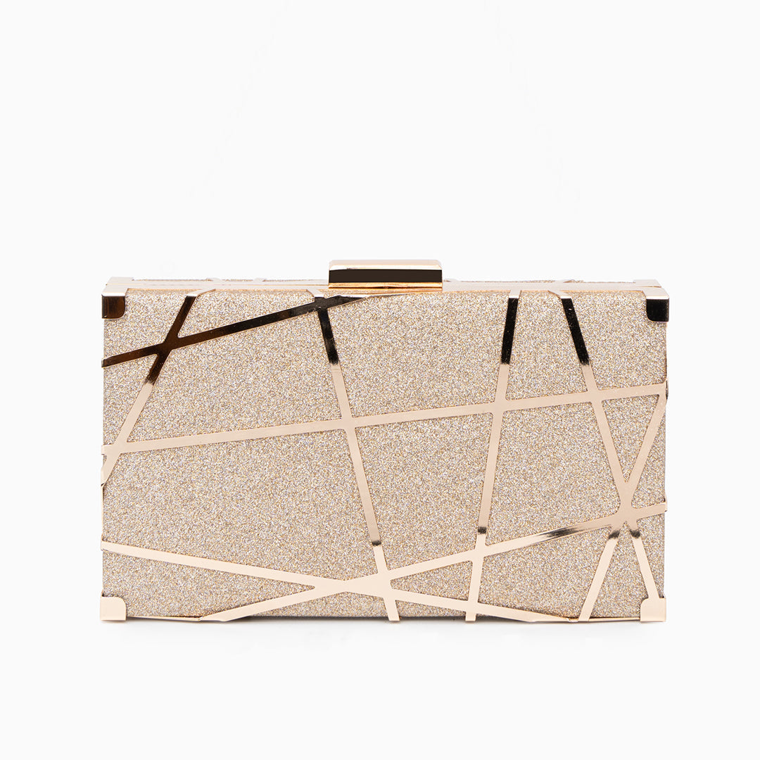 Geometrische Clutch-Tasche