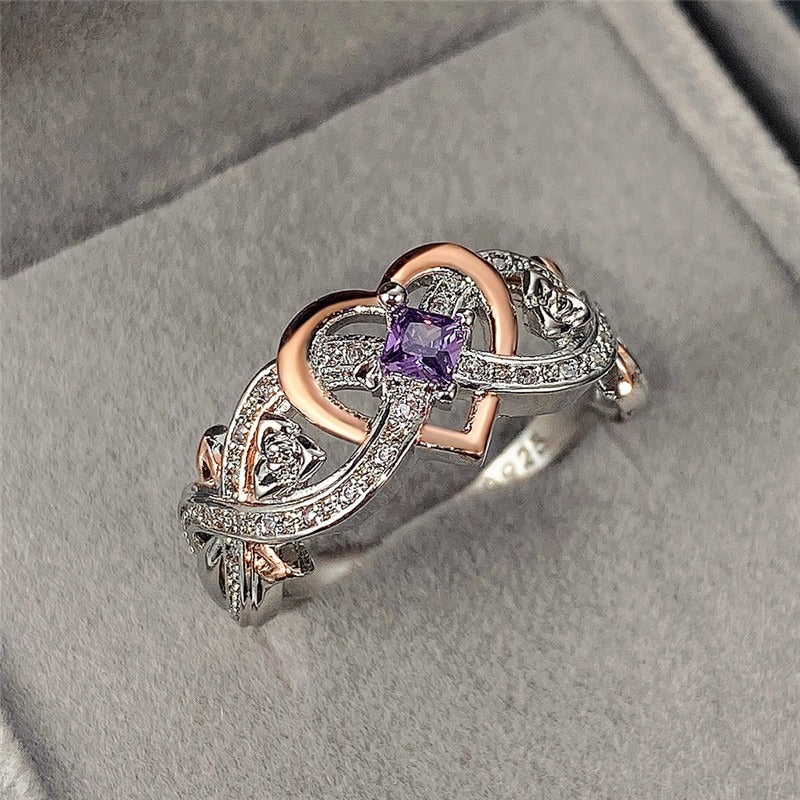 Anillo Corazón Romántico Mujer